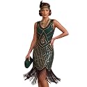 Plus Size 1920s Vintage Fringed Gatsby Sequin