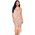 Plus Size 1920s Vintage Fringed Gatsby Sequin