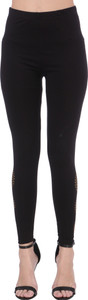 Plus Size Ankle Length Ethnic Wear Legging