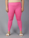 Plus Size Ankle Length Ethnic Wear Legging