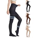 MGANG Plus Size Medical Compression Tights 15-20 mmHg for Varicose Veins