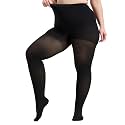 MGANG Plus Size Medical Compression Tights 20-30 mmHg for Varicose Veins