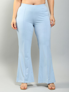 Plus Size Regular Fit Women Light Blue