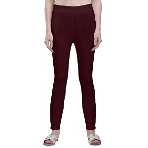 Plus Size Slub Lycra Trouser CigarettePencil Pants