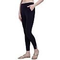 Plus Size Slub Lycra Trouser CigarettePencil Pants