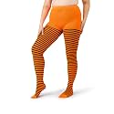 Plus Size Striped Tights for Women-Bold Costume Halloween Cosplay Stockings