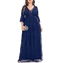 Plus Size Wedding Dresses Boho Lace Formal Bohemian Fall Long Dress