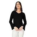 Plus Size Women Top Bell Sleeve 