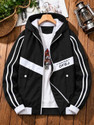 Plus91 Full Sleeve Striped Men Jacket