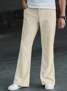Plus91 Loose Fit Men Beige Trousers