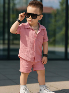PLUSEBURRY Baby Boys Casual Shirt Shorts