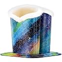 Plush Fluffy Lined Double Eyeglasses Holder Stand Protective Glasses Holder Case Rests Securely on Desk or Nightstand
