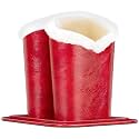 Plush Fluffy Lined Double Eyeglasses Holder Stand Protective Glasses Holder Case Rests Securely on Desk or Nightstand
