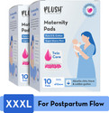 PLUSH Maternity Pads for Postpartum Bleeding 