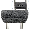 Plush Memory‑Foam Crutch Underarm Pad &amp; Hand‑Grip Covers – Universal Fit, Breathable Moisture‑Wicking, Machine‑Washable Cushion for Crutches, Pain Relief &amp; Chafing Protection(Pink Leopard Print)