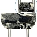 Plush Memory‑Foam Crutch Underarm Pad & Hand‑Grip Covers – Universal Fit, Breathable Moisture‑Wicking, Machine‑Washable Cushion for Crutches, Pain Relief & Chafing Protection(Pink Leopard Print)