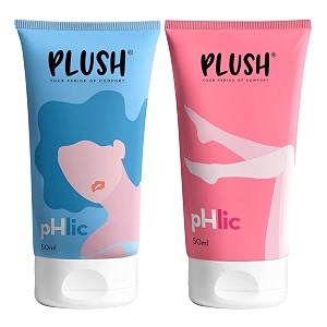 plush phlic lubricant combo - natural  strawberry