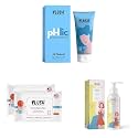 Plush pHlic Lubricant+Intimate Vaginal Wipes (Pack of 2)+Intimate &amp; Vaginal Wash 100ml Combo | Aloe infused Personal Lubricant &amp; Bamboo-made Vaginal Wipes