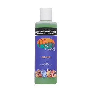 plush puppy  dog shampoo for long coat pet wash for dry coat excellent softening and conditioning formula for dogs for all breeds with dehydrated coats suitable for shih-tzu 250ml