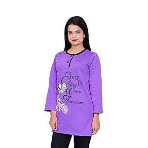 Winter Wear Warm Printed Night Suit