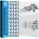 PLUSINNO H5P Fishing Rod Holders for Garage Wall/Ceiling Fishing Rod Holder