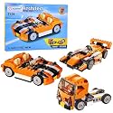 PLUSPOINT 3 in1 Speed Car Building Blocks Can Build Truck Car F1 Racing Build 3 Models in 1 kit Blocks and Bricks for Kids, Boys &amp; Girls (Speed car 3in1)