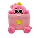 PLUSPOINT Cartoon Bunny Cool Eva Backpack for kids Toddlers baby Preschoolers Light weight With Plush Toy Cute Cartoon Bag Perfect for Kids Picnics and Daily Adventures Ideal for Boys and Girls