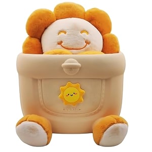 pluspoint cartoon sunny cool eva backpack for kids toddlers baby preschoolers light weight with plush toy cute cartoon bag perfect for kids picnics and daily adventures ideal for boys and girls