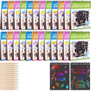 pluspoint scratch note books 10 pages rainbow scratch art book magic doodle scratch painting sketch art drawing notepads with wooden stylus for kids arts and crafts perfect travel activity 24