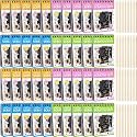 PLUSPOINT Scratch Note Books, 10 Pages Rainbow Scratch Art Book Magic Doodle Scratch Painting Sketch Art Drawing Notepads with Wooden Stylus for Kids Arts and Crafts Perfect Travel Activity (4)