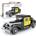 PLUSPOINT Vintage Car Building Blocks Toys DIY Building BricksSet,STEM Engineering Construction Building Set for Boys and Girl 6 7 8 9 10 11 12 Year Old (Vintage Black)