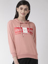 PLUSS Full Sleeve Printed Women Sweatshirt