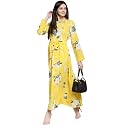 pluss Women39s Georgette A-Line Maxi Dress