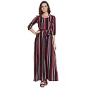 pluss Women39s Polyester Classic Maxi Casual Dress