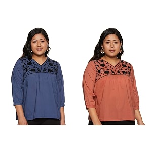 pluss Womens Regular Fit Top