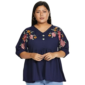 pluss Womens Regular Fit Top
