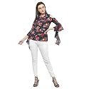 PlusS Women39s Regular fit Top LTP2984A-NAVYPRINT-S_Navy Print