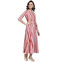 pluss Women39s Georgette A-Line Maxi Dress