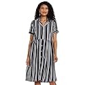 pluss Women39s Georgette A-Line Knee-Length Dress