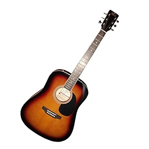 pluto hw41-201 41-inch acoustic guitar sunburst
