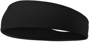 plutoprom hair - wide quick dry running- workout headband for women and men head band black