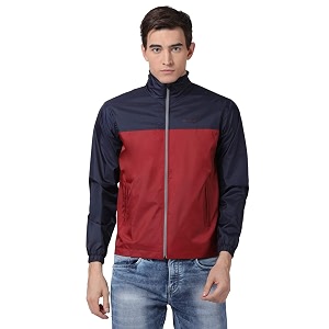 Plutus Mens Windproof Hooded Water Resistant Windbreaker