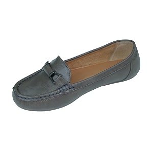 Pluxh Womens Elegant Ballet Flats with Metal