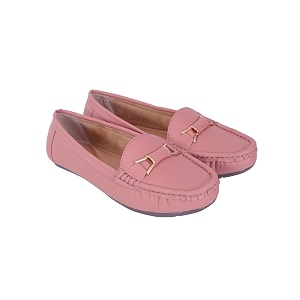 Pluxh Womens Elegant Ballet Flats with Metal