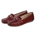 Pluxh Womens Elegant Ballet Flats with Metal