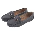 Pluxh Womens Elegant Ballet Flats with Metal