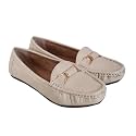 Pluxh Womens Elegant Ballet Flats with Metal
