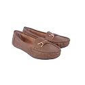 Pluxh Womens Elegant Ballet Flats with Metal
