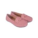Pluxh Womens Elegant Ballet Flats with Metal