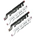 3d sport Emblem for All Cars &amp; bikes Universal Vehicle, Truck, RV, SUV, Decor, Decal 3D Raised Letters Bumper Sticker, 3M Strong Adhesive Badge (SILVER &amp; BLACK, PACK OF 4)